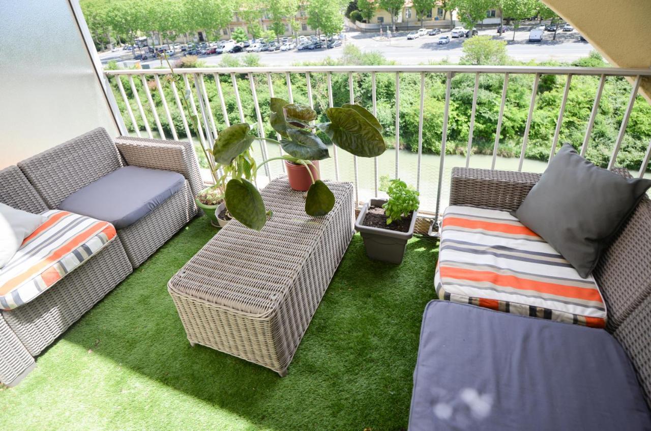 Ferienwohnung Balcon Sur Canal Carcassonne Exterior foto